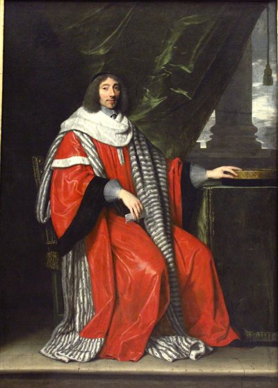 Jean-Antoine de Mesmes, presidente del Parlamento de París de Philippe de Champaigne